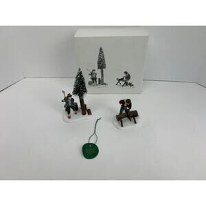 Department 56 Heritage Village Lumberjacks Set of 2 Figures w/ Box 56590